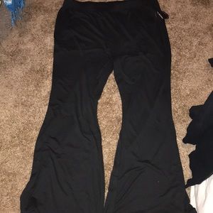 Black boot cut leggings